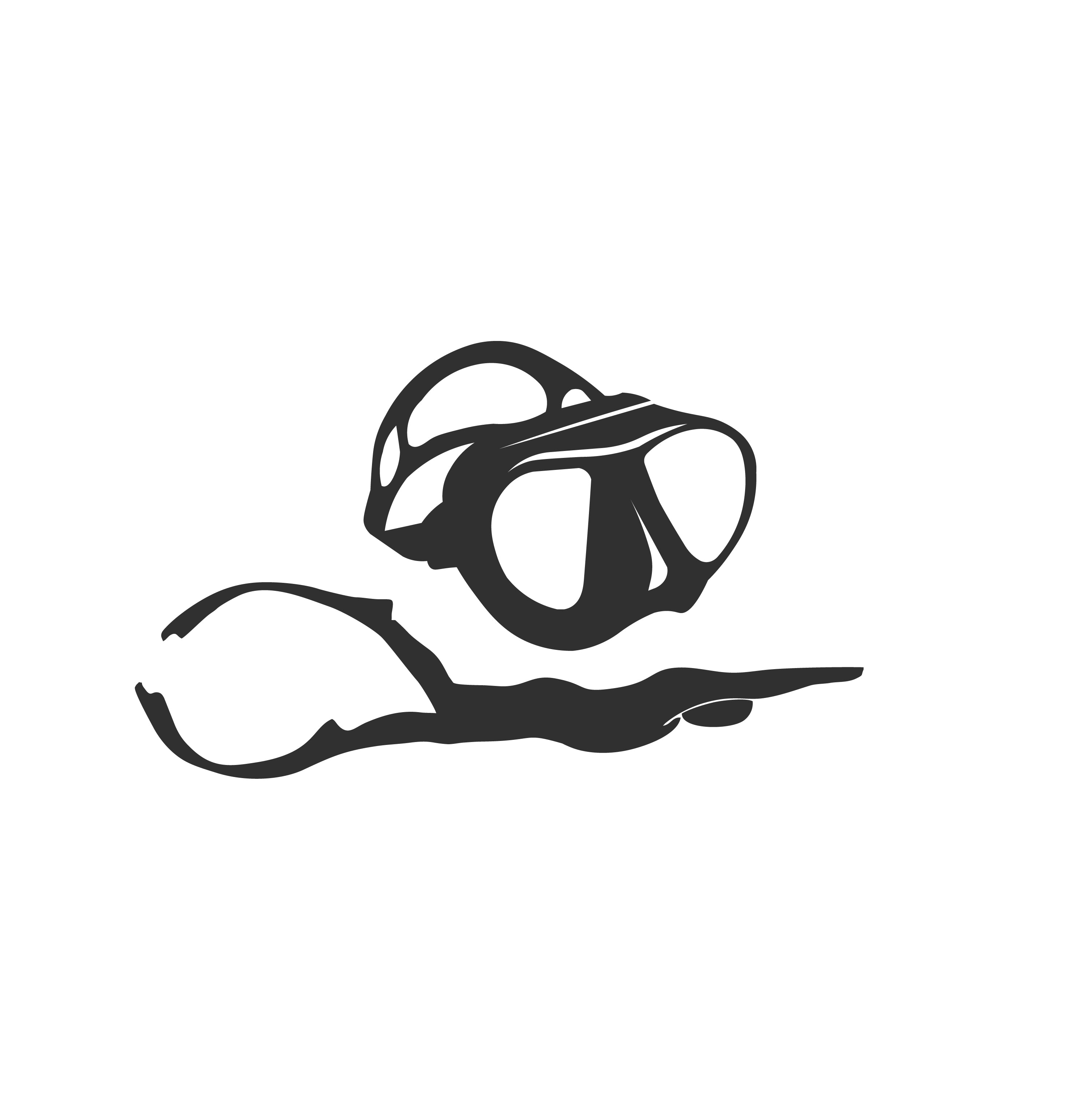 Ultimate Freediving Mask: Mares X Free (Black/White) - nrszkq0