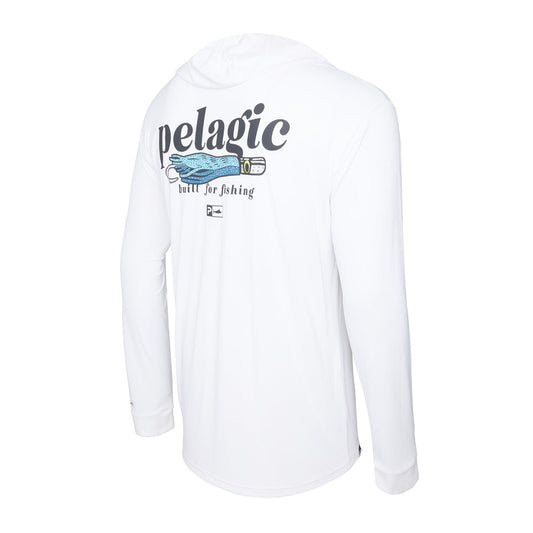 Pelagic Aquatek Built for Trollin Hooded Fishing Shirt