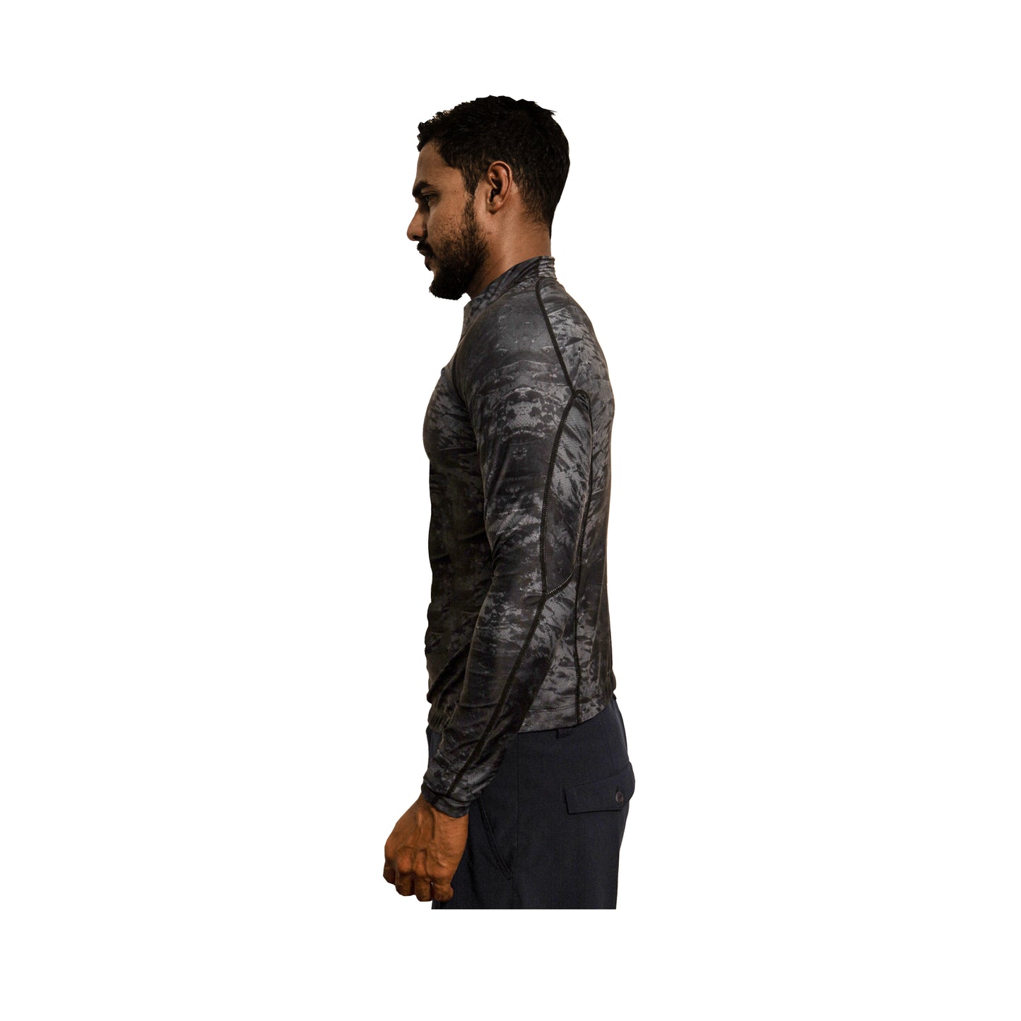 Apnea Dive Skin Top - Bait Camo