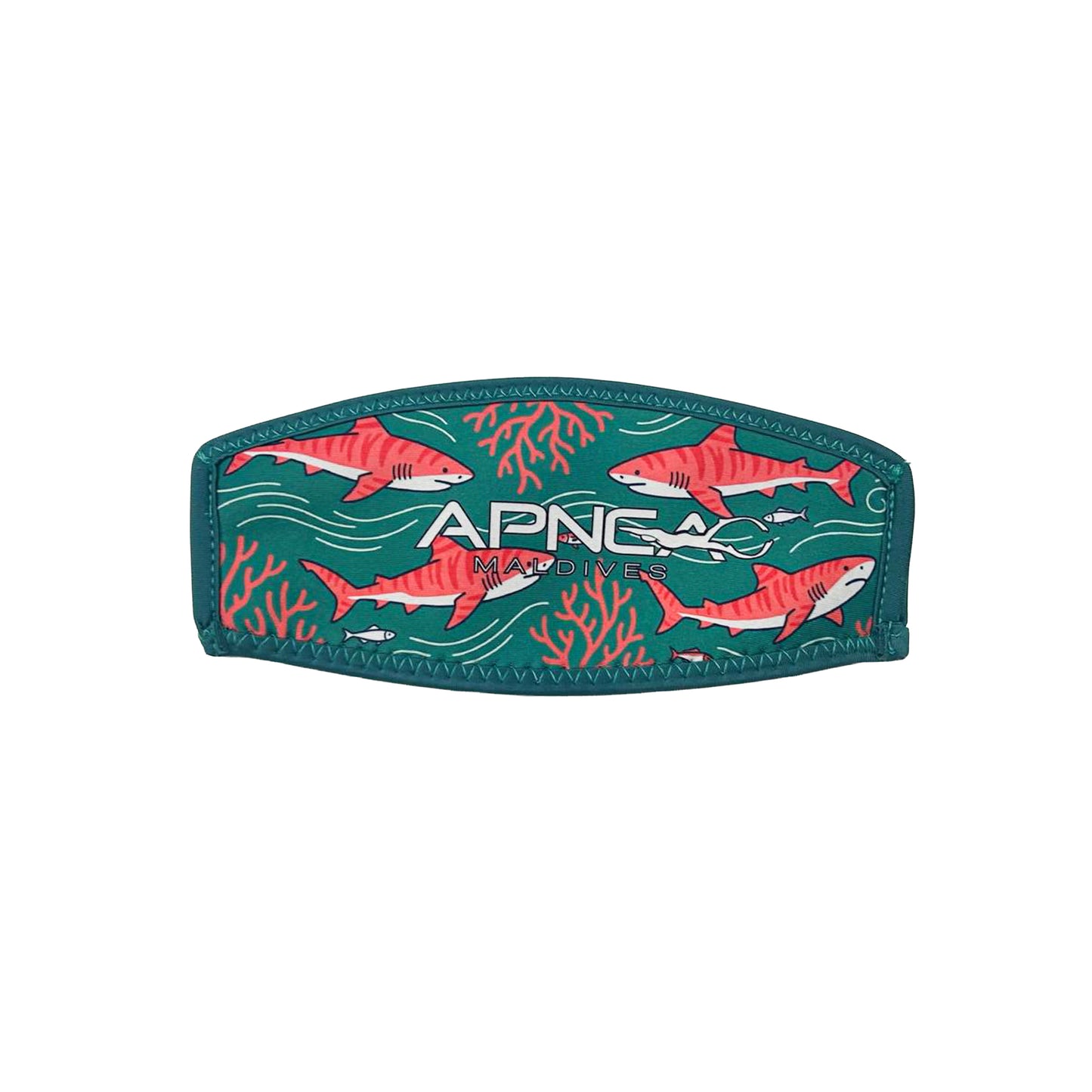 Apnea Neoprene Mask Strap - Coral Hunter