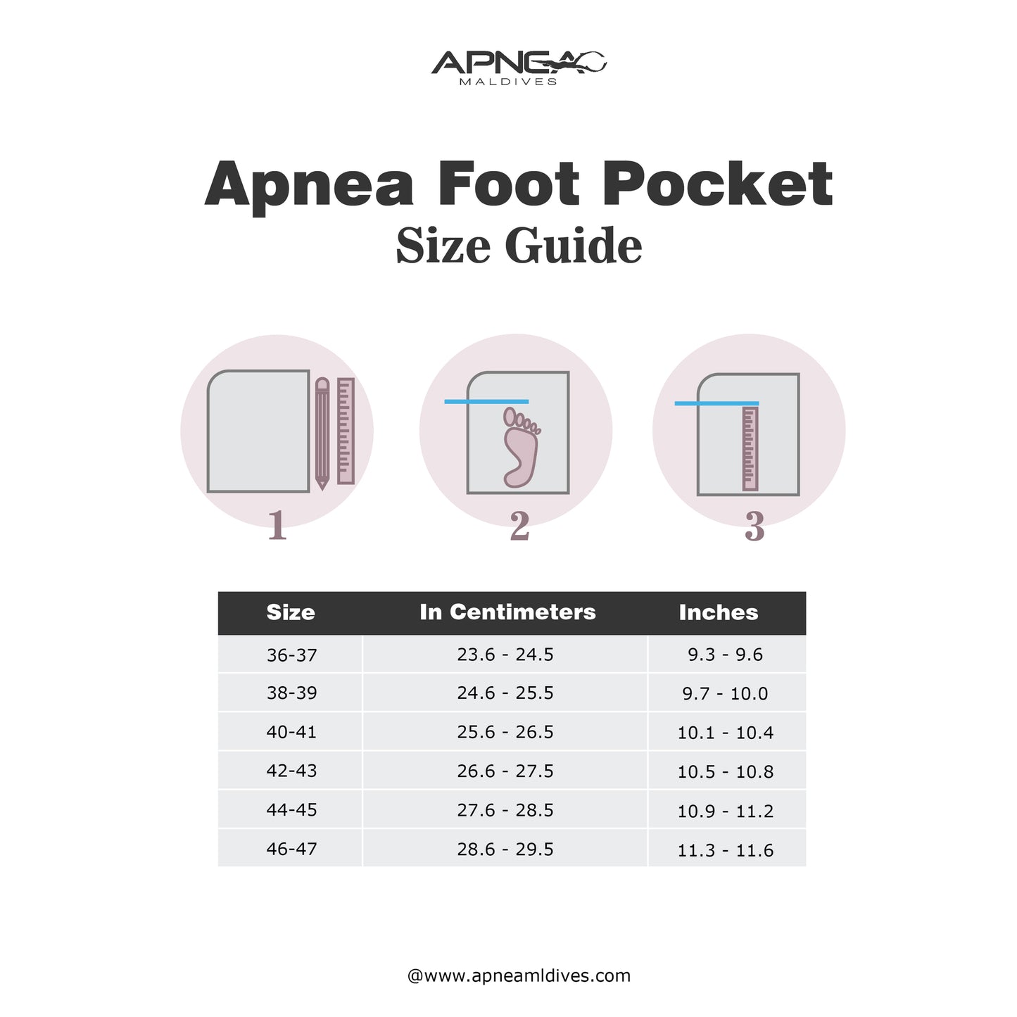 Apnea Rubber Foot pocket - Fins Foot Pocket