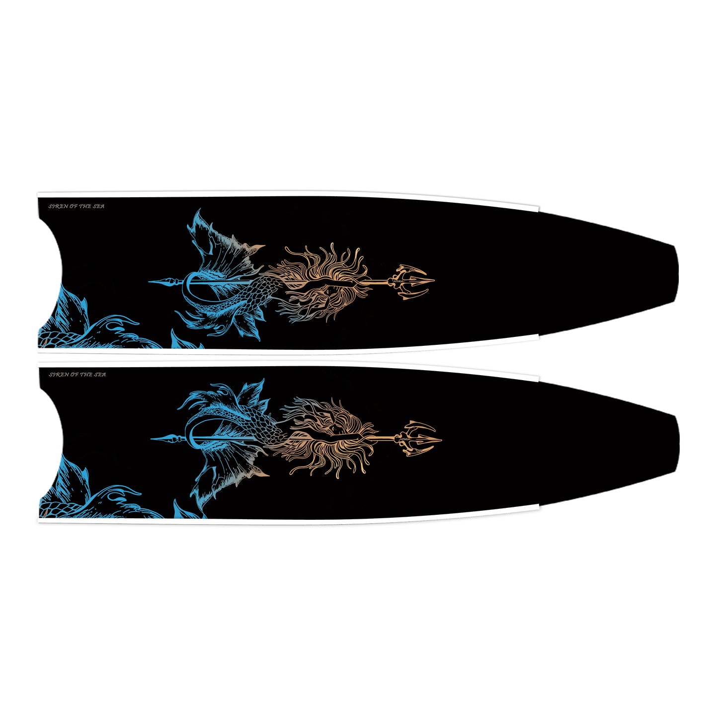 Apnea Fins Blade -Siren Black (Blade Only)