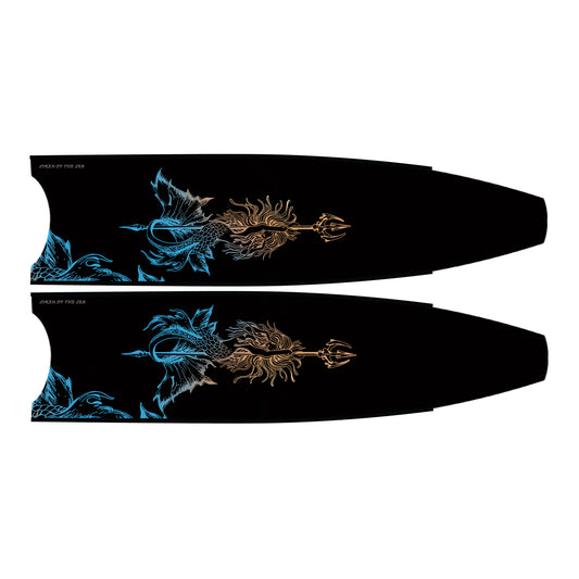 Apnea Fins Blade -Siren Black (Blade Only)