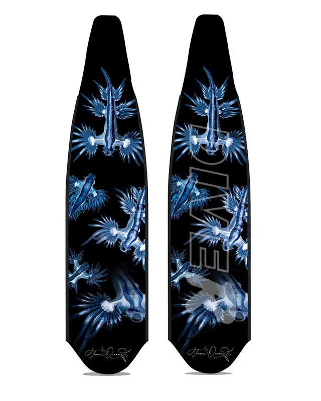 Diver Composite Fins - Blue Dragon (Blade only)