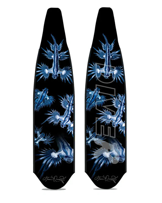 Diver Composite Fins - Blue Dragon (Blade only)