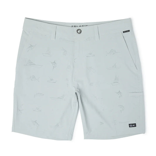 Pelagic Mako Deep Sea Hybrid Shorts 19"