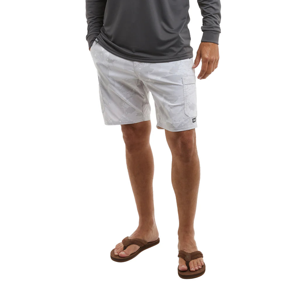 Pelagic Madeira Cargo Brush Camo Shorts
