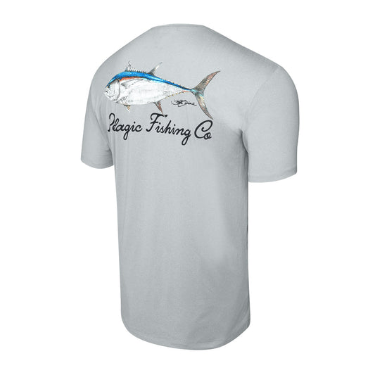 Pelagic T-Shirt Freespool Goione BFT Light Grey Heather