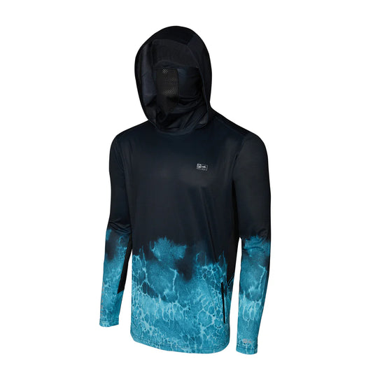 Pelagic Exo-Tech Prop Wash Tahiti Hooded Fishing Shirt