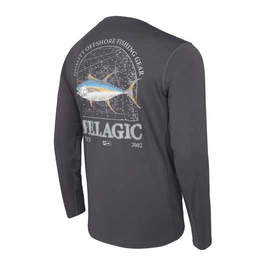 Pelagic Vaportek Mapped YFT Fishing Shirt