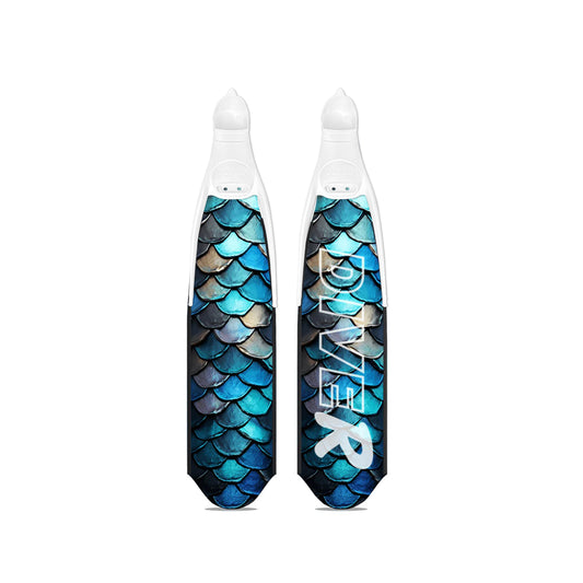 Diver Composite Fins - Blue Scale