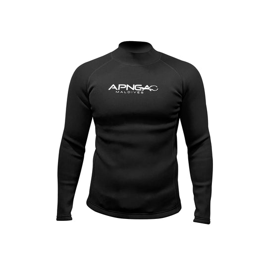 Apnea 2mm Dive Top - Solid Black