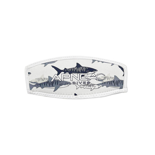 Apnea Neoprene Mask Strap - Tiger Shark