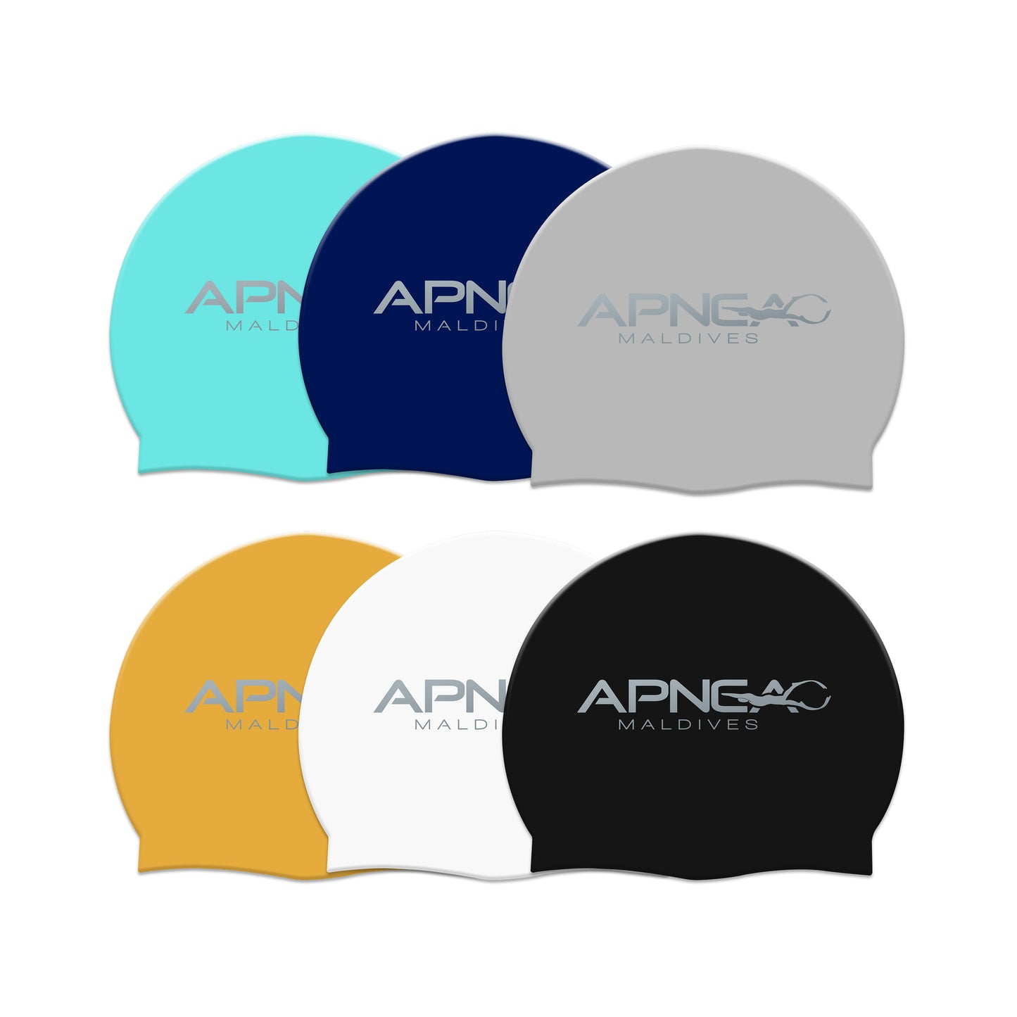 Apnea Silicone Swim Cap
