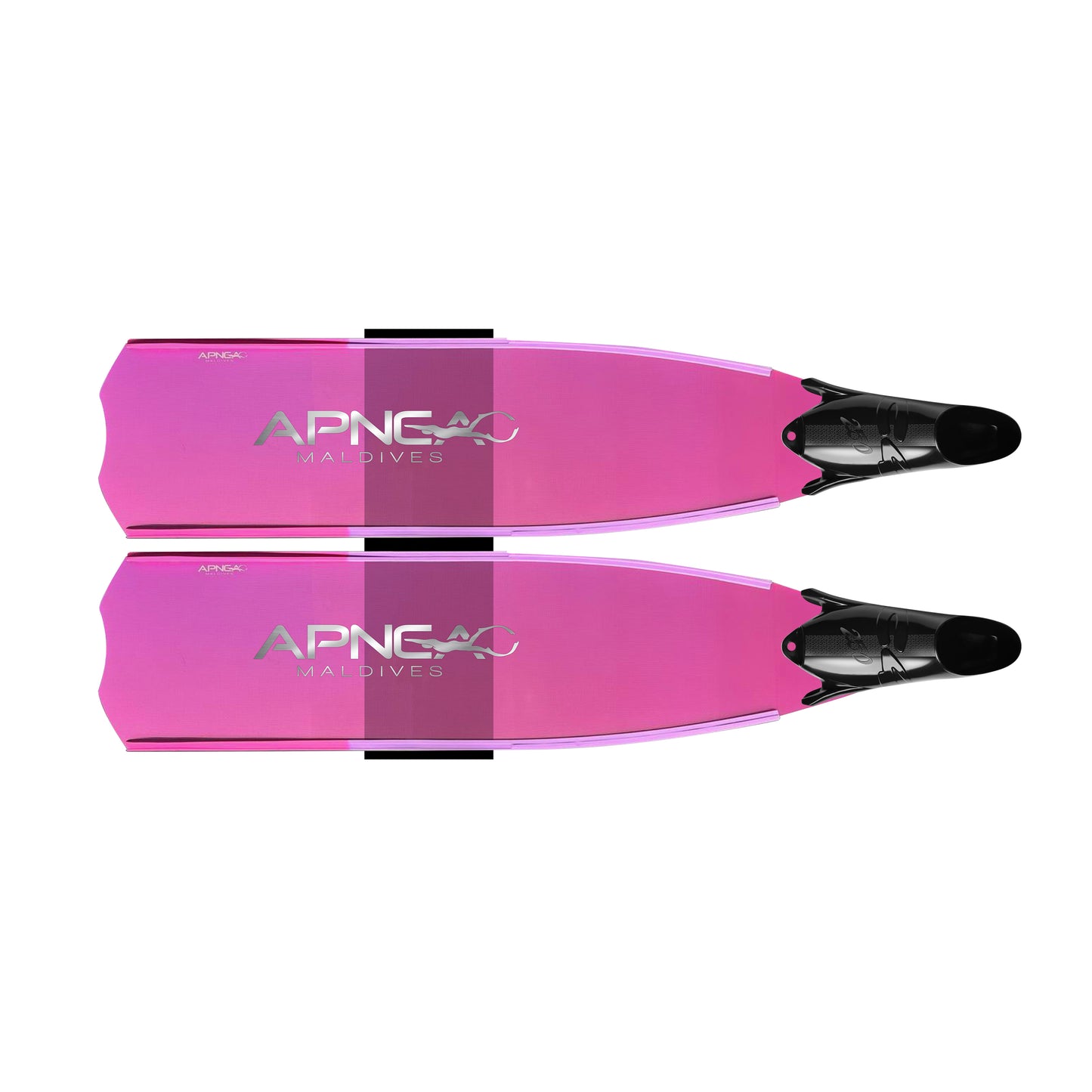Apnea transparent fins Pink