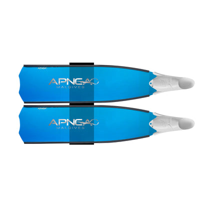 Apnea transparent fins Blue