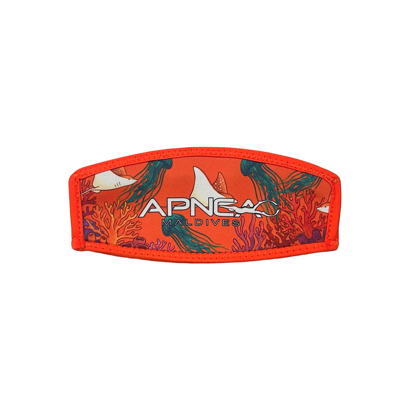 Apnea Neoprene Mask Strap - Reef Ember