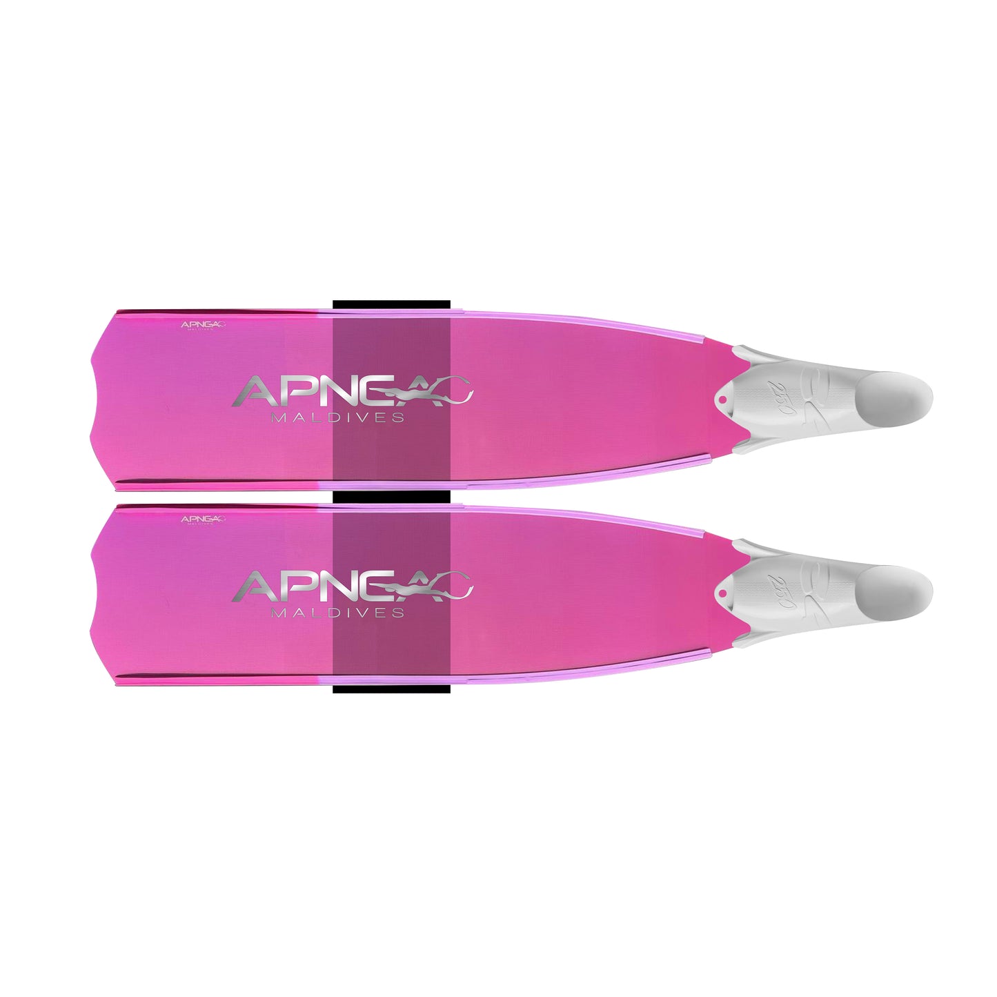 Apnea transparent fins Pink