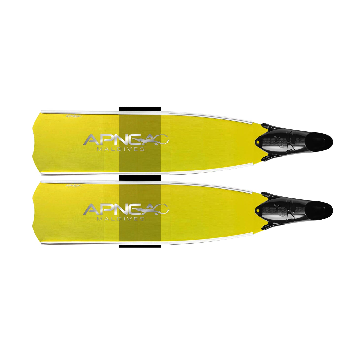 Apnea transparent fin Yellow