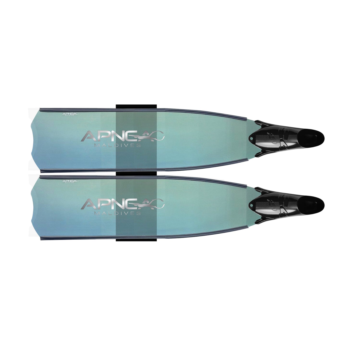 Apnea transparent fins Forest Green