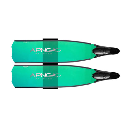 Apnea transparent fins Lime Green