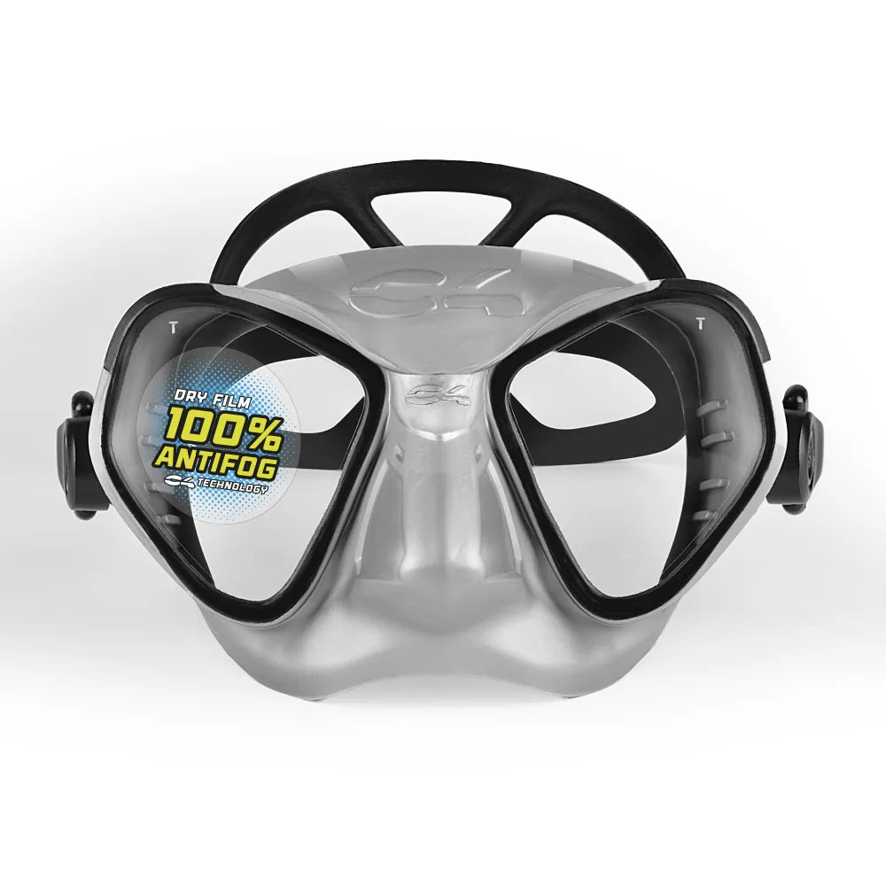 C4 Condor Silver/Black Anti Fog Mask