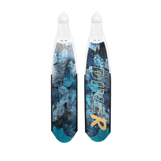 Diver Composite Fins - Blue Bone