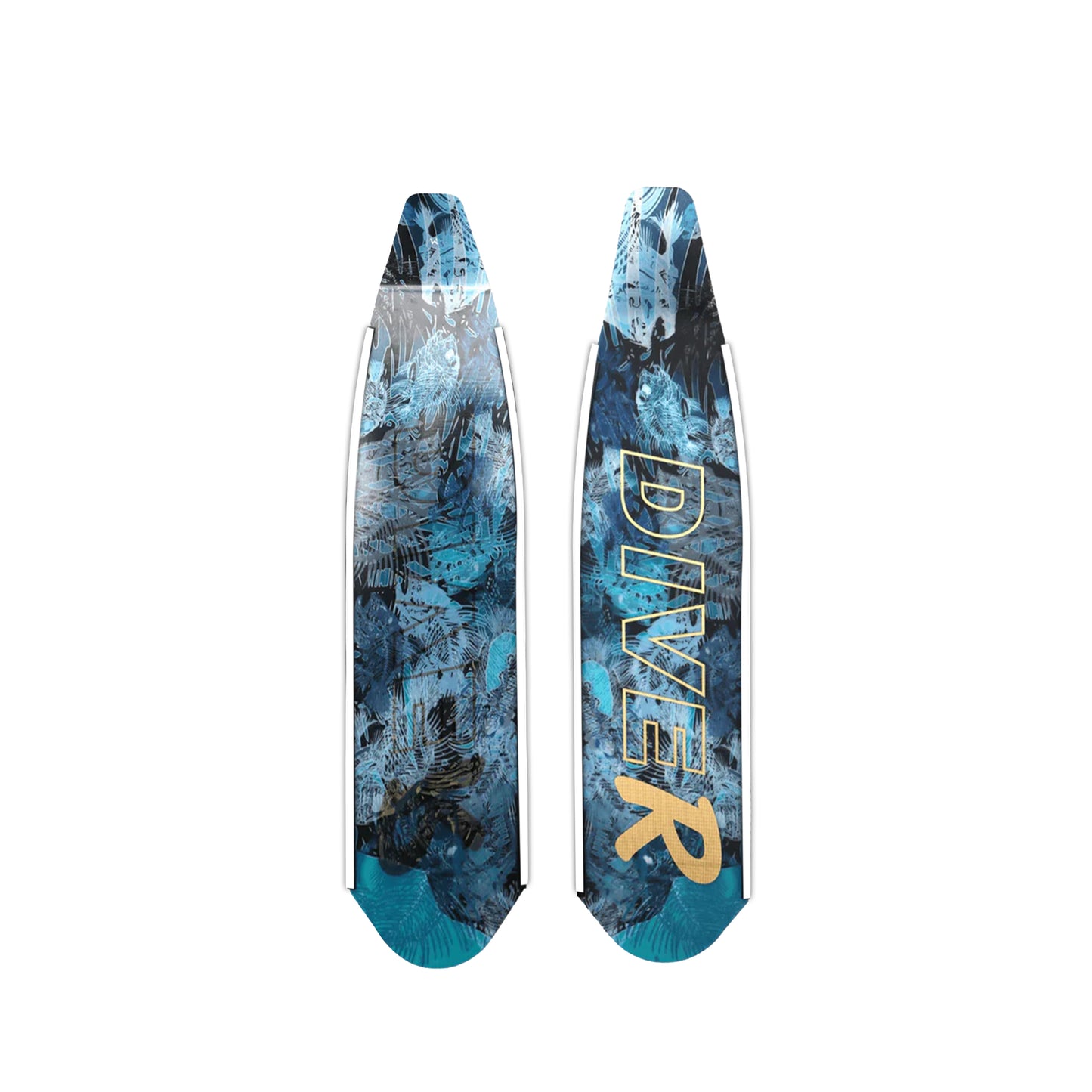 Diver Composite Fins - Blue Bone (blade only)