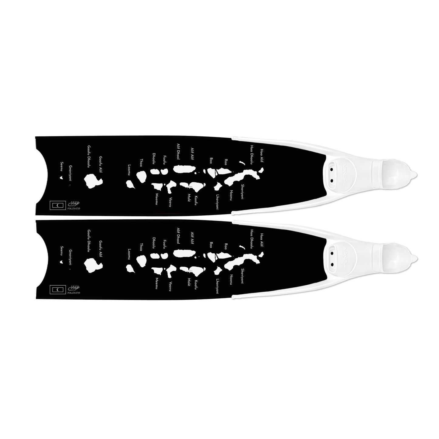 Apnea Fins - Maldives Map