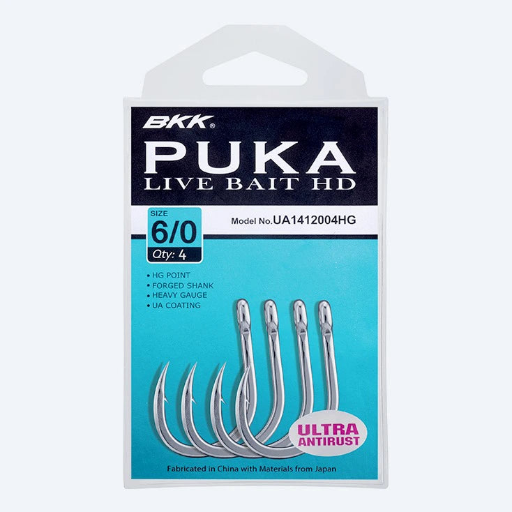 BKK Puka Live Bait HD Hooks