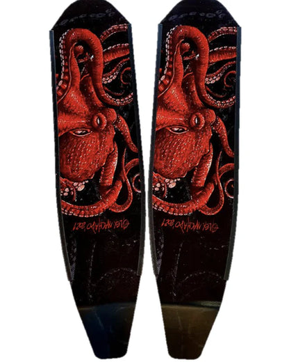 Diver Composite Fins - Wild Red Octopus (Blade only)