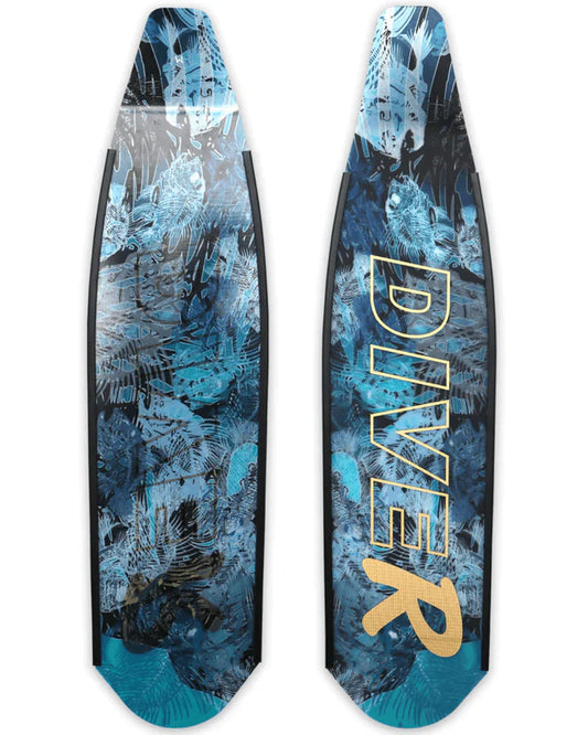 Diver Composite Fins - Blue Bone (blade only)