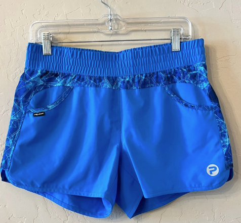 Pelagic Blue Athletic Shorts woman