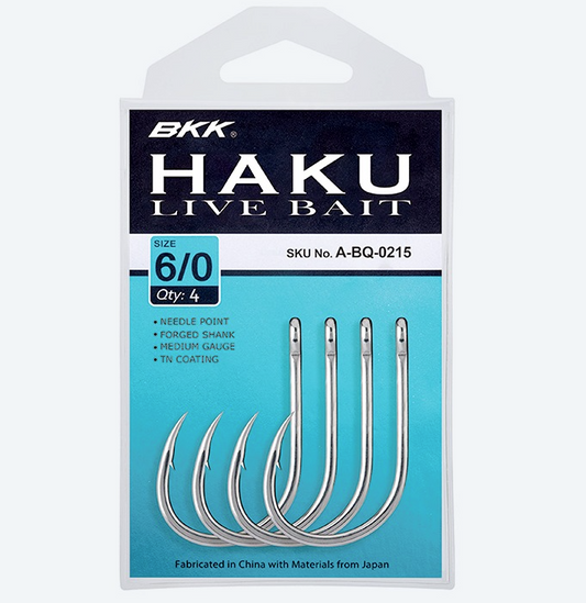 BKK Haku Live Bait hooks