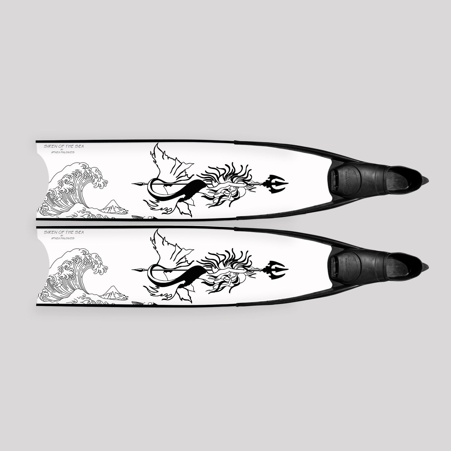 Apnea Fins - Siren White