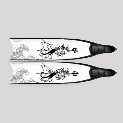 Apnea Fins - Siren White