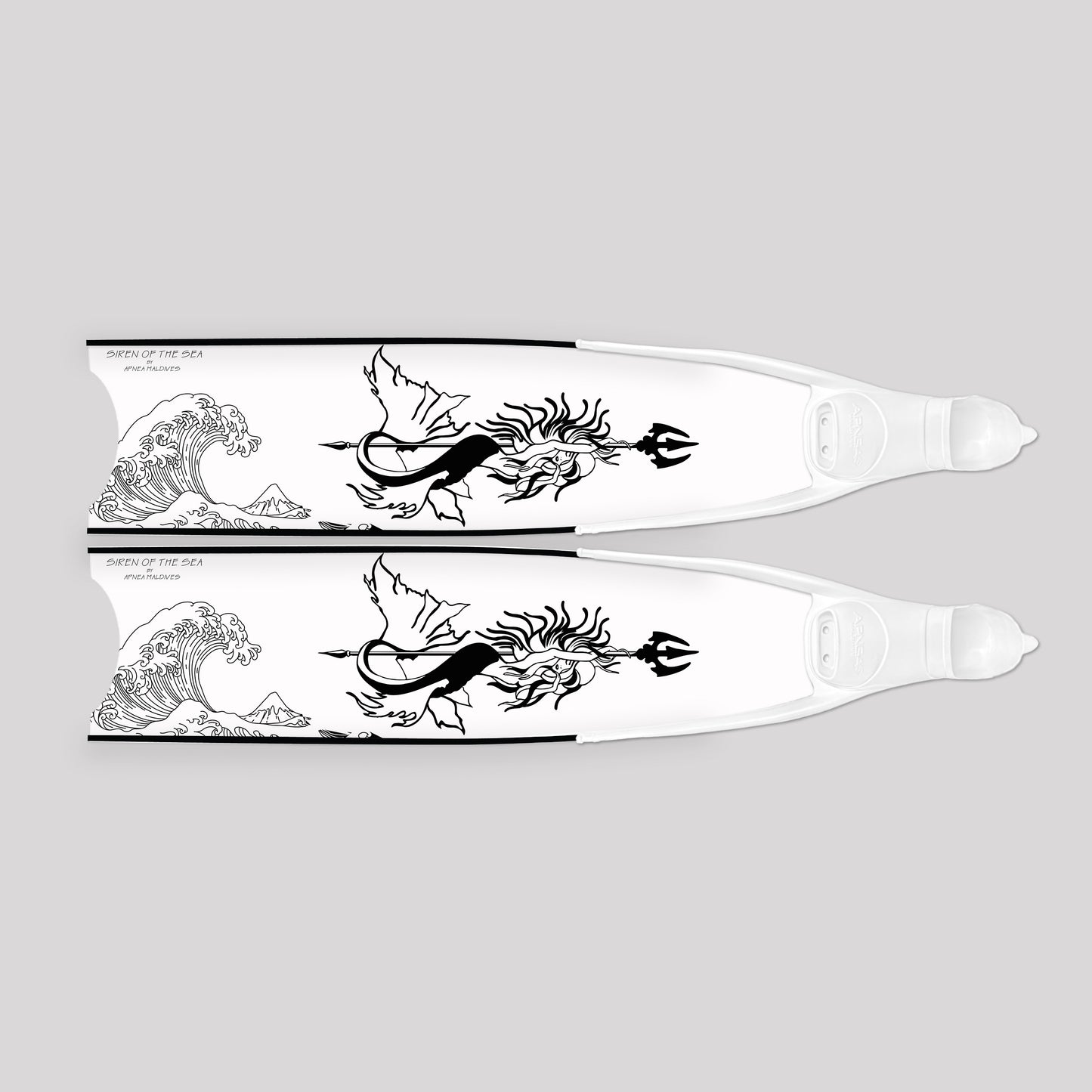Apnea Fins - Siren White