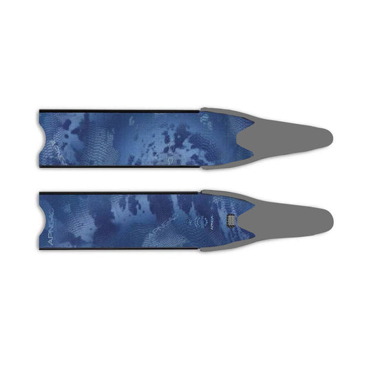 Apnea Fins Blade - Blue Iguana, Carbon (Blade Only)