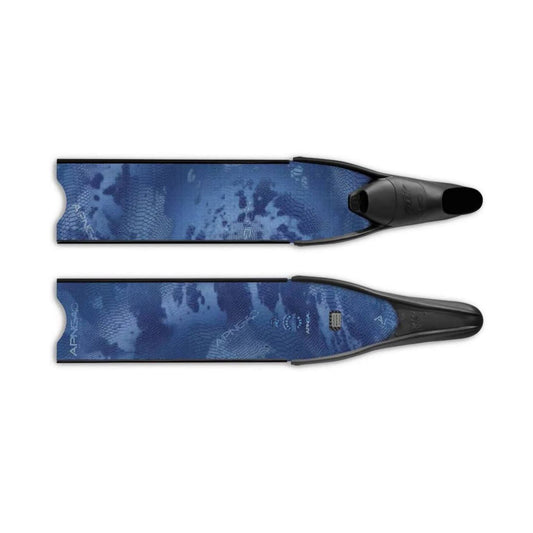 Apnea Fins Blade - Blue Iguana, Carbon