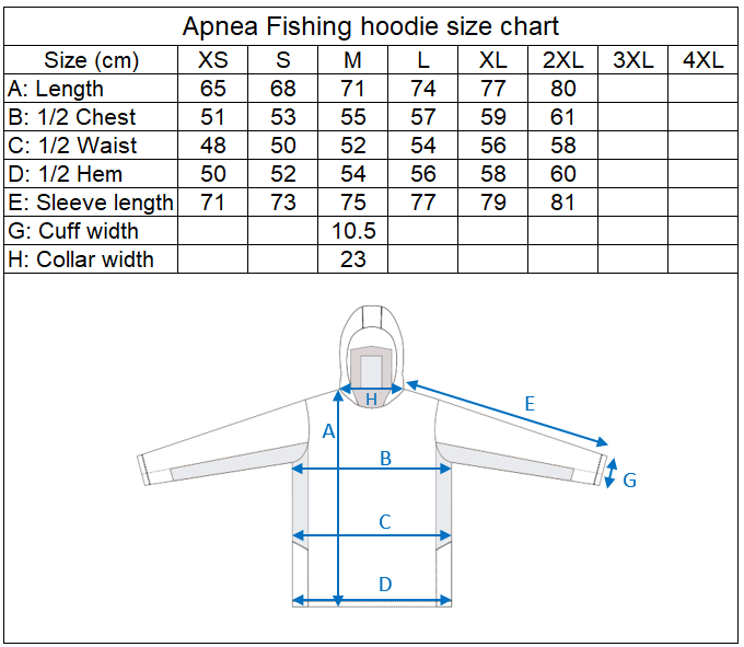 Apnea Hooded Performance shirt 2025