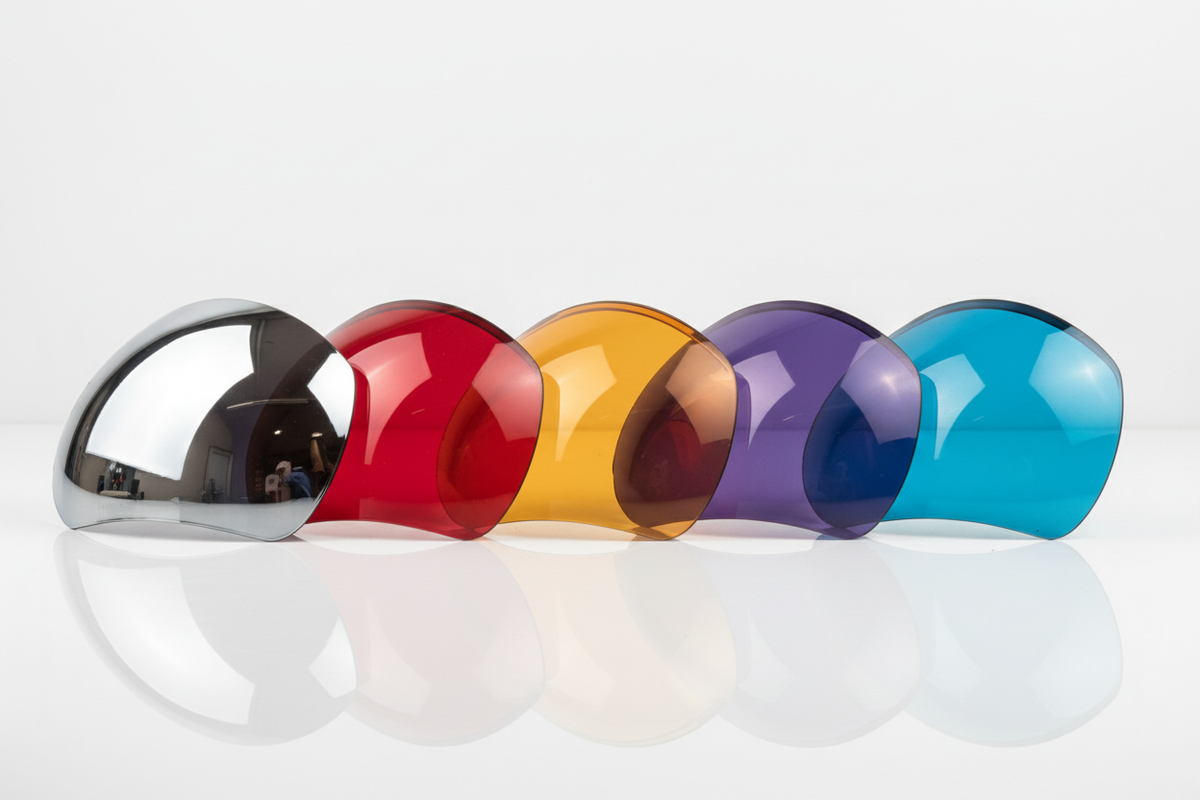 make mask lense replacement with mirror, red, amber, purple, blue