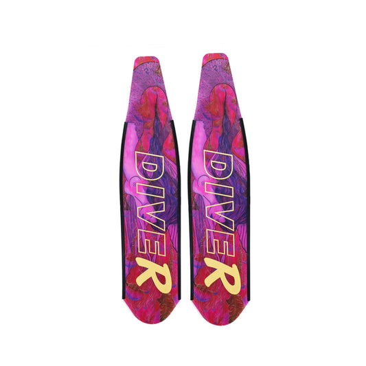 Diver Composite Fins - Pink Mermaid (Blade only)