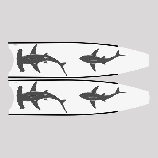 Apnea Fins Blade - Shark (Blade Only)