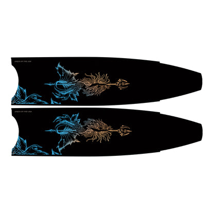 Apnea Fins Blade -Siren Black (Blade Only)
