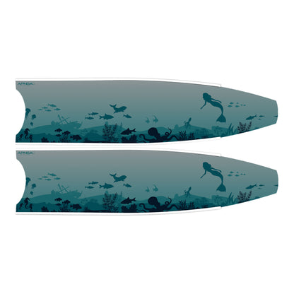 Apnea Fins Blade - Sub sea (Blade Only)