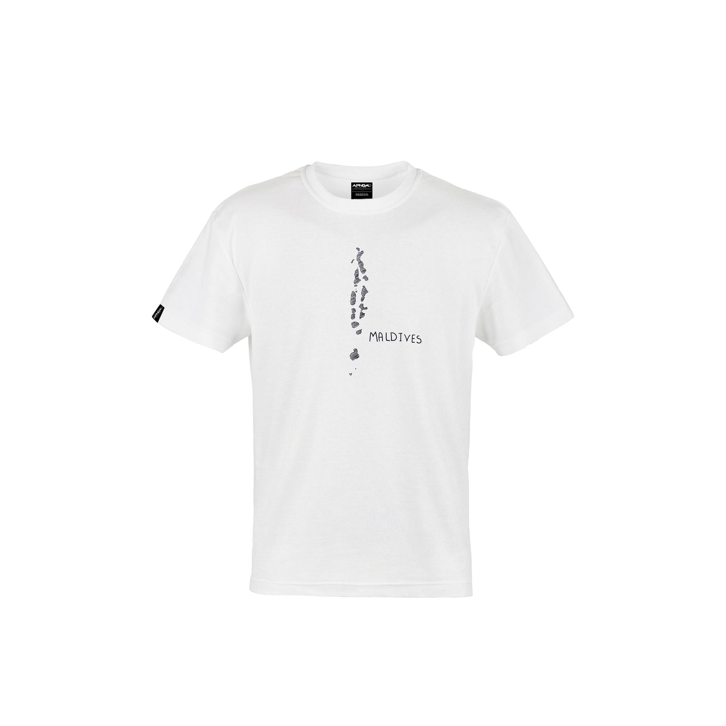 Apnea Premium T-Shirt,Maldives Map